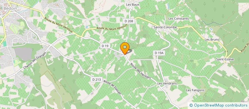 localisation de l'entreprise TOCEANE à BEDOIN