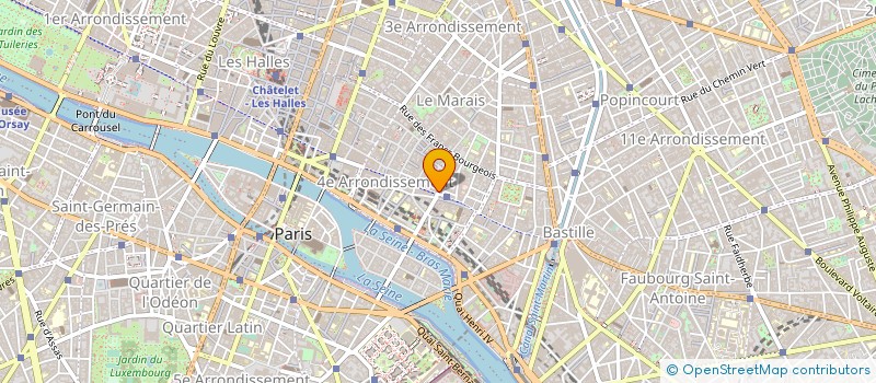 localisation de l'entreprise TOCECA à PARIS