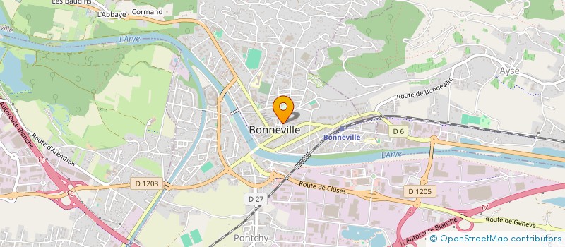 localisation de l'entreprise TOCHON BRUNO ET VANESSA  BONNEVILLE