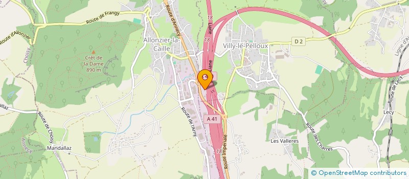 localisation de l'entreprise TOCHON DEPANNAGE  VILLY-LE-PELLOUX