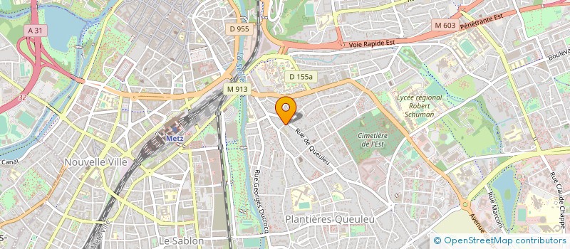 localisation de l'entreprise TOCIP à METZ