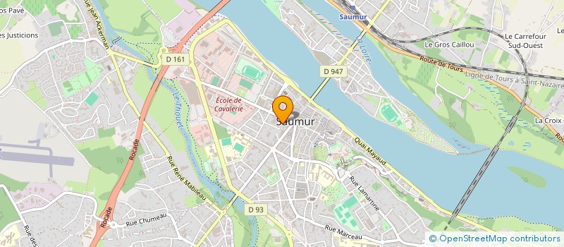 localisation de l'entreprise TOCLA  SAUMUR