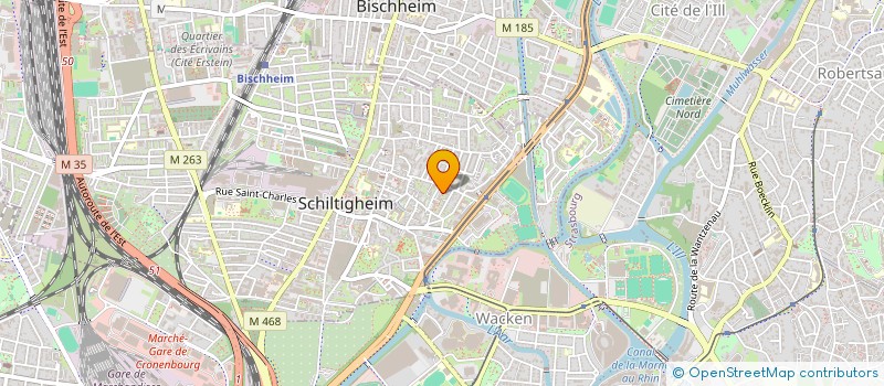 localisation de l'entreprise TOCO à SCHILTIGHEIM