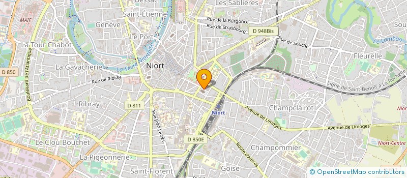 localisation de l'entreprise TOCQUEVILLE CONSEIL  NIORT