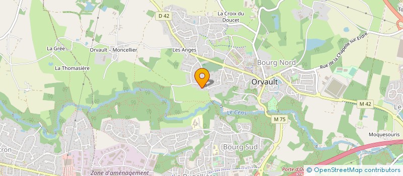 localisation de l'entreprise TOCQUEVILLE PROMOTION à ORVAULT
