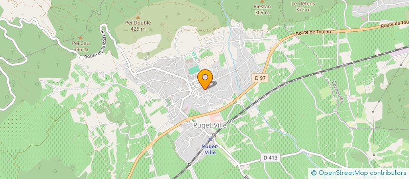 localisation de l'entreprise TOCRA  PUGET-VILLE