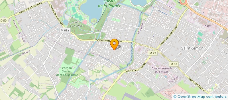 localisation de l'entreprise TOCRAULT ET DUPUY IMMOBILIER à TOULOUSE