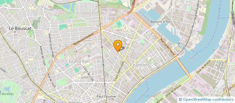 localisation de l'entreprise TOCTOC FISHING à BORDEAUX