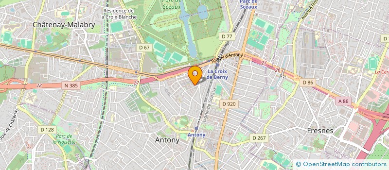 localisation de l'entreprise TOCULO  ANTONY