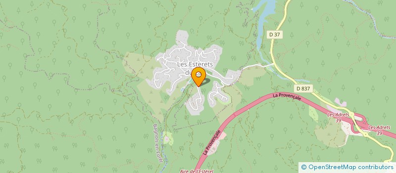 localisation de l'entreprise TOCY  MONTAUROUX