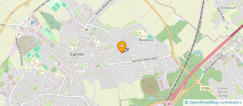 localisation de l'entreprise TOCYPI  CARVIN