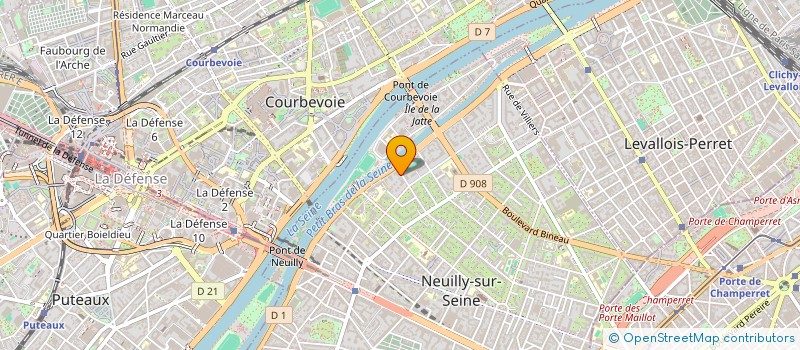localisation de l'entreprise TODA à NEUILLY-SUR-SEINE