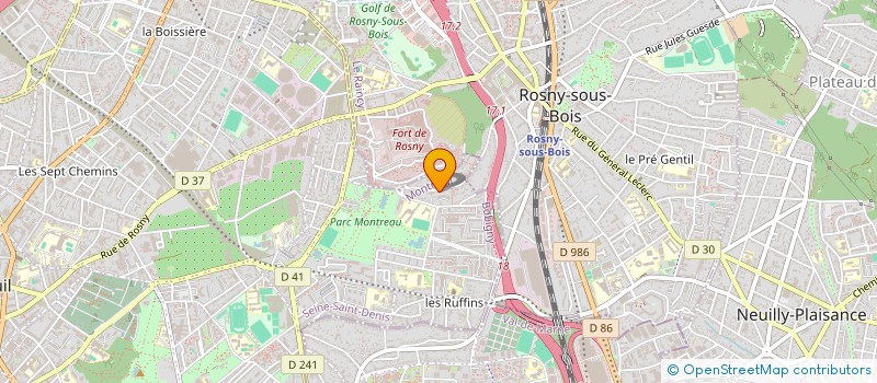 localisation de l'entreprise TODA L'AKEL à MONTREUIL
