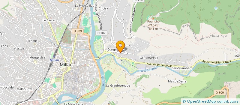 localisation de l'entreprise TODAIMMO  MILLAU