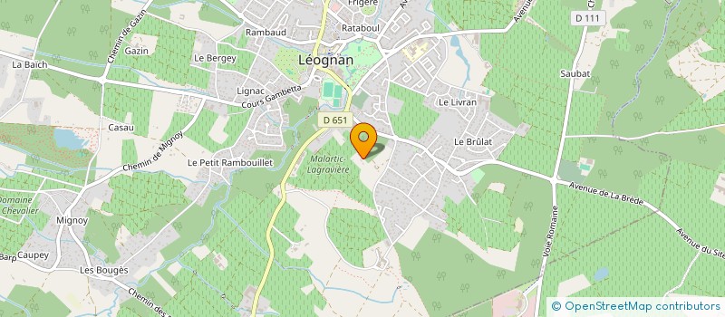 localisation de l'entreprise TODALEO  LEOGNAN