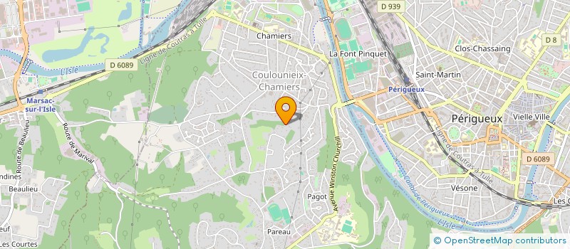 localisation de l'entreprise TODAVIA  COULOUNIEIX-CHAMIERS