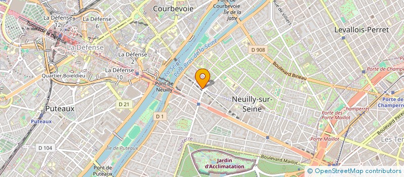localisation de l'entreprise TODAY à NEUILLY-SUR-SEINE
