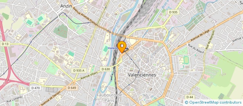 localisation de l'entreprise TODAY TOMORROW à VALENCIENNES