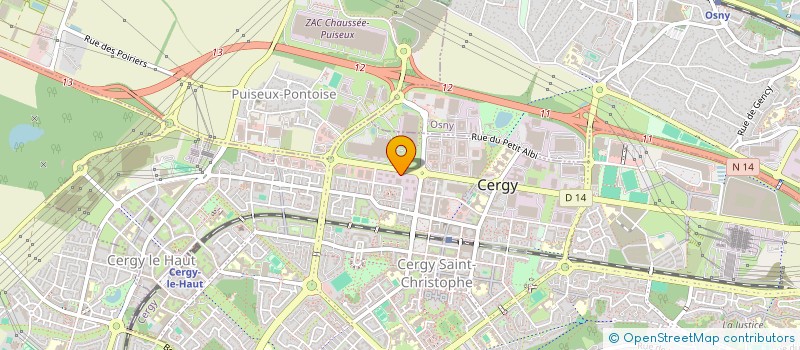 localisation de l'entreprise TODD EXPRESS  CERGY