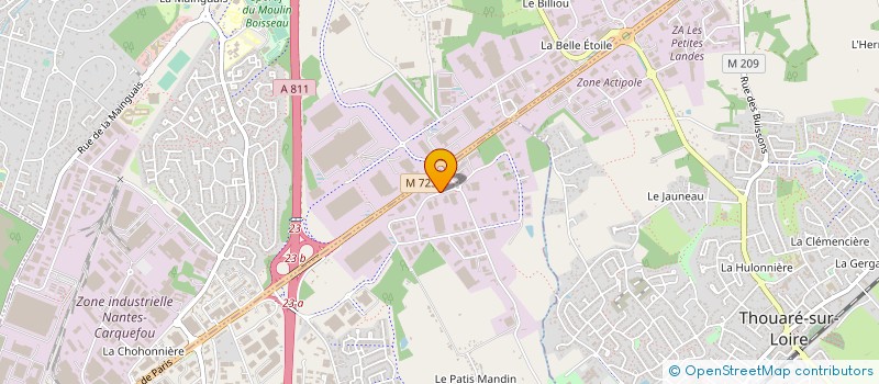 localisation de l'entreprise TODD NANTES à SAINTE-LUCE-SUR-LOIRE