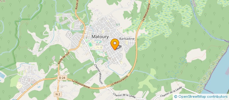 localisation de l'entreprise TODELEC à MATOURY