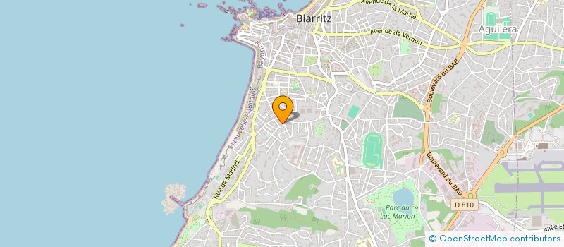 localisation de l'entreprise TODO BAINE  BIARRITZ