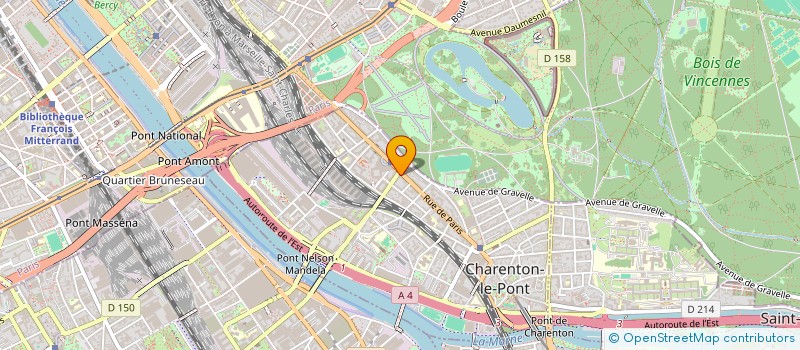 localisation de l'entreprise TODOR  CHARENTON LE PONT