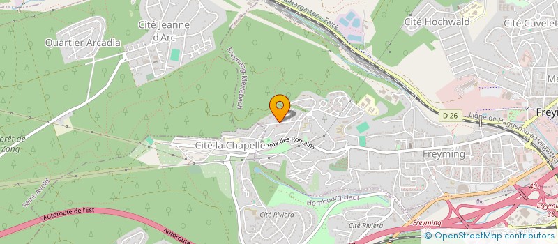 localisation de l'entreprise TODRA DEPANNAGE CHAUFFAGE SANITAIRE  FREYMING-MERLEBACH