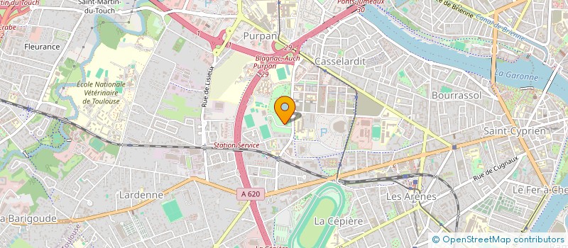 localisation de l'entreprise TOEC TOAC FCT RUGBY à TOULOUSE