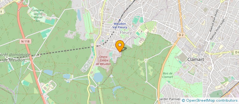 localisation de l'entreprise TOELIA  MEUDON