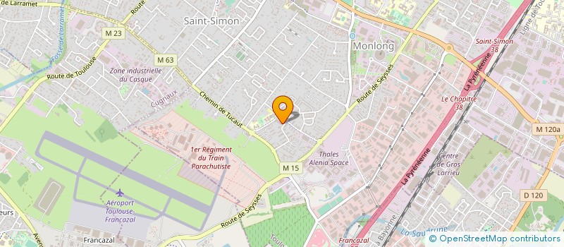 localisation de l'entreprise TOEM à TOULOUSE
