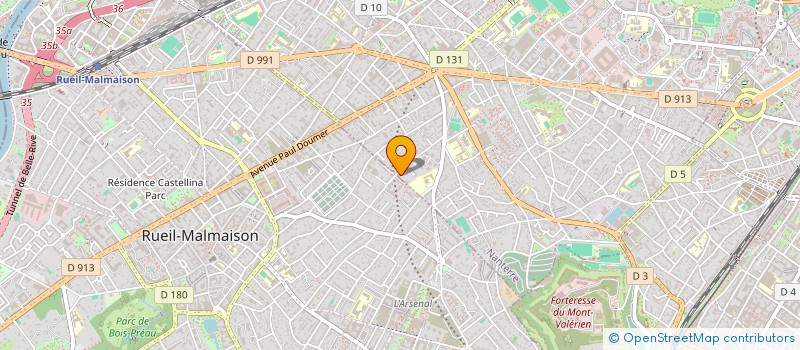 localisation de l'entreprise TOEM  NANTERRE