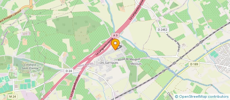 localisation de l'entreprise TOEMY INVESTISSEMENT à SAINT-AUNES