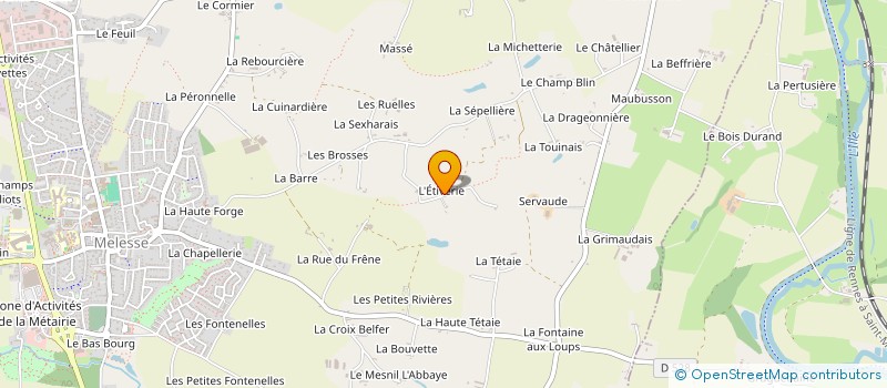 localisation de l'entreprise TOENN GWER  MELESSE