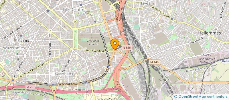 localisation de l'entreprise TOERANA HABITAT à LILLE