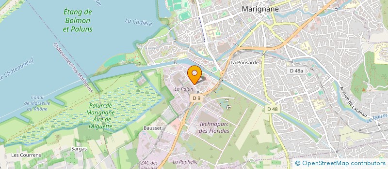 localisation de l'entreprise TOES INVESTISSEMENT à MARIGNANE