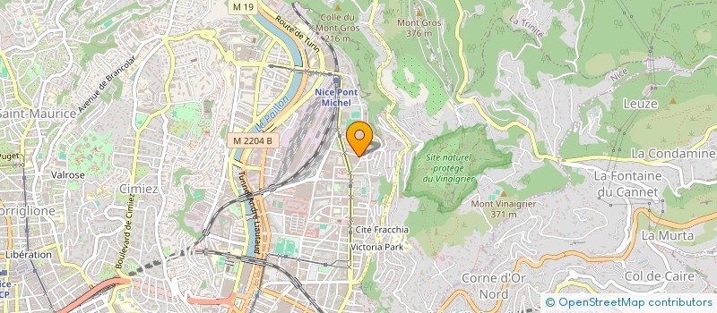 localisation de l'entreprise TOESCA à NICE