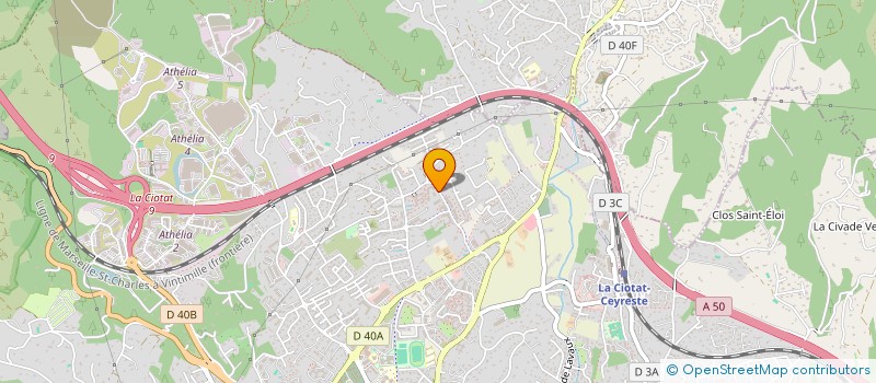 localisation de l'entreprise TOF TRAVAUX ET RENOVATION à LA CIOTAT