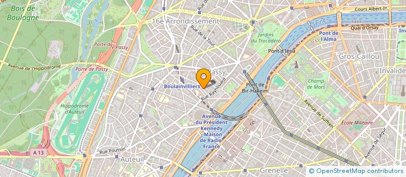 localisation de l'entreprise TOFAB à NEUILLY-SUR-SEINE