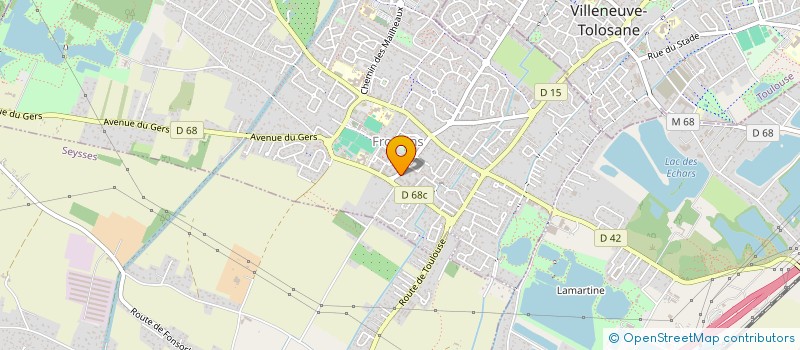 localisation de l'entreprise TOFAEL  VILLENEUVE-TOLOSANE