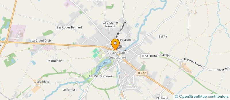 localisation de l'entreprise TOFANE à NEUVY-SAINT-SEPULCHRE