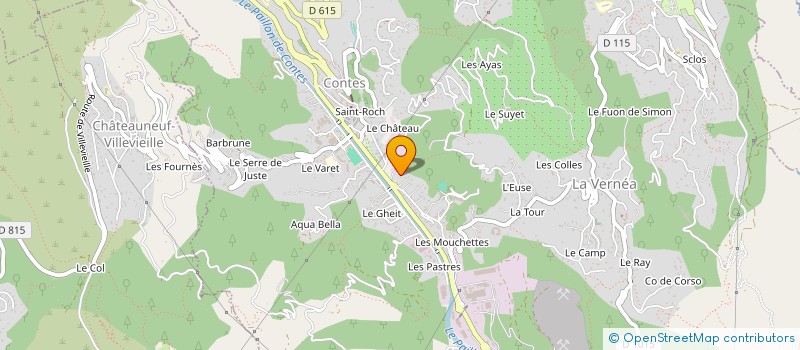 localisation de l'entreprise TOFANELLIX à CONTES