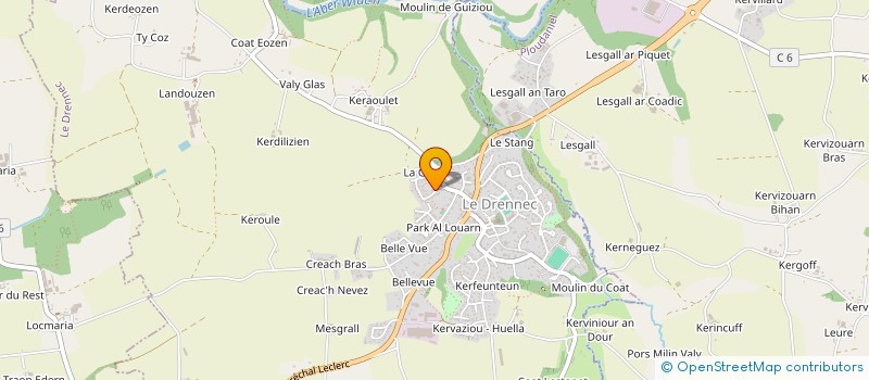 localisation de l'entreprise TOFEE MUSIC  LE DRENNEC