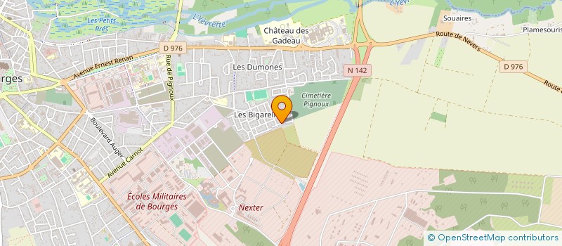 localisation de l'entreprise TOFEL  BOURGES