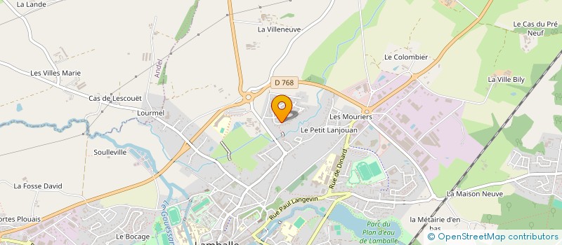 localisation de l'entreprise TOFFEE  LAMBALLE-ARMOR