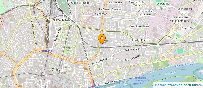localisation de l'entreprise TOFFIN J-F ET FOLTIER G à ORLEANS