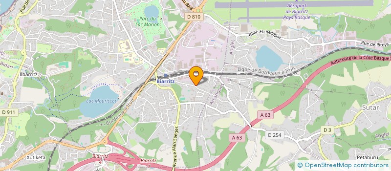 localisation de l'entreprise TOFINO à BIARRITZ