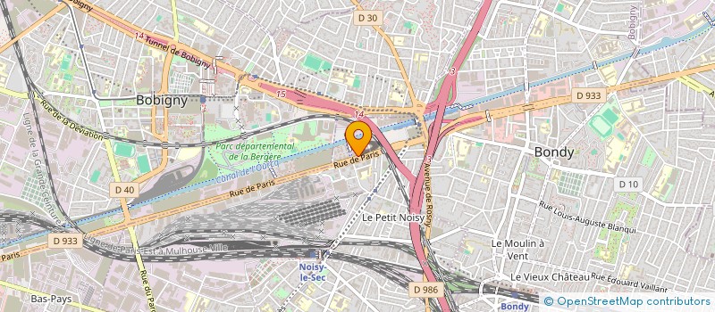 localisation de l'entreprise TOFU DRIVER à NOISY-LE-SEC