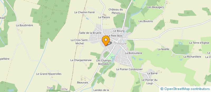 localisation de l'entreprise TOGAM à THILOUZE