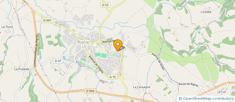 localisation de l'entreprise TOGAMI-SOL  RIGNAC